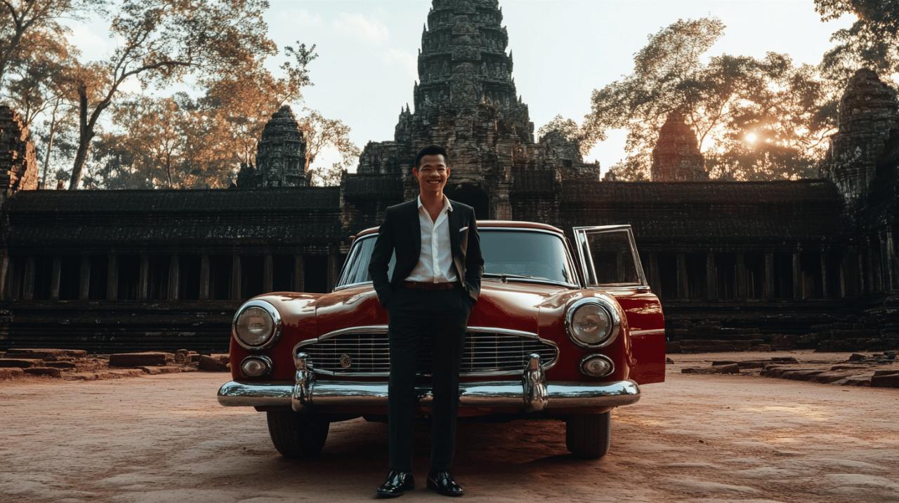 Lire la suite à propos de l’article Les secrets d’Angkor reveles : optez pour une location de voiture avec chauffeur